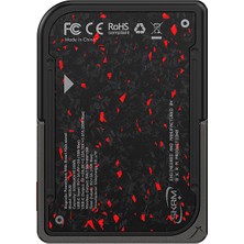 Skinarma Vektor Kablosuz Powerbank ve Pd Hızlı Şarj Özellikli Metal Stand 15W 5000MAH Siyah-Kırmızı