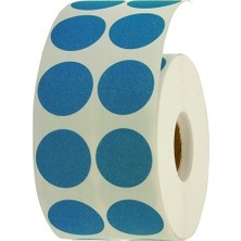 Tanex Nokta Etiketi 2500 Lü Tekli Kutu 20 Mm Mavi 204101