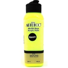 Artdeco Akrilik Boya 140 Ml Neon Sarı Y-070R-910