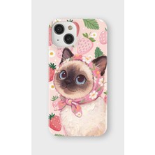 Karsu Design iPhone 14 Uyumlu Baskılı Şeffaf Telefon Kılıfı | Koleksiyon: Soft Girl Clean Aesthetic