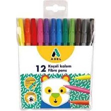  adel keçeli kalem 12 renk 2220 213001