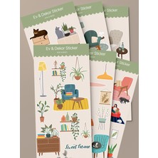 Tiny Stories TR Ev & Dekor Sticker Seti - 6 Sayfa / Ajanda,çıkartma,scrapbook