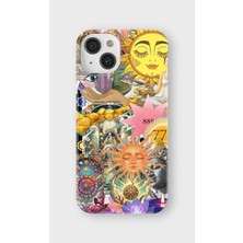 Karsu Design iPhone 15 Plus Uyumlu Baskılı Şeffaf Telefon Kılıfı | Koleksiyon: Mystical Symbols