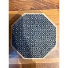 Nefes Müzik Bateri Davul Ritim Çalışma Pedi 19 cm Çapında Siyah