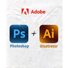 Adobe Photoshop 2021 Ömür Boyu + Adobe Illustrator 2021 Ömür Boyu