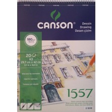  canson resim ve çizim blok a3 120 gr 40 yaprak üstten spiralli fcns12040a3us