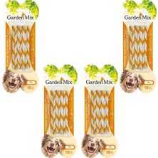Garden Mix Tavuklu Burgu Deri Çubuk – 10’lu (Twist Bones) x 4 Adet