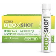 Dailyshot Detoxshot Bromelain, L-Carnitine 21 Shots