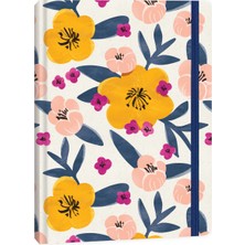  keskin color ciltli lastikli buket not defteri 17x24cm 96 yaprak çizgili 415621-99