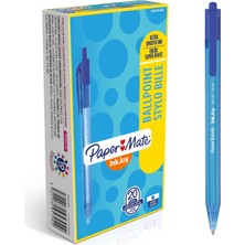 Paper Mate Tükenmez Kalem İnkjoy 100 Rt 1.0 Mm Mavi Basmalı S0957040 (20 Li Paket)