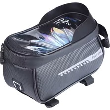 Go-Des Go Des GD-HD103 Telefonluklu Su Geçirmez Bisiklet Çantası 1.5 Litre Siyah