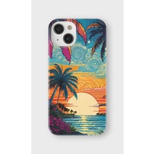 Karsu Design iPhone 15 Plus Uyumlu Baskılı Şeffaf Telefon Kılıfı | Koleksiyon: Minimalist Style 5