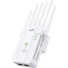 Go-Des Go Des GD-WPS032 1200MBPS 6 Antenli 5ghz Wifi Sinyal Güçlendirici Router Beyaz