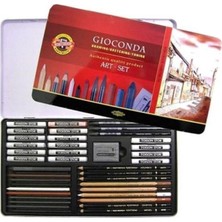  koh-ı noor sanatsal artist´s art set büyük resim seti metal kutu medium 8891