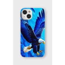 Karsu Design iPhone 15 Plus Uyumlu Baskılı Şeffaf Telefon Kılıfı | Koleksiyon: Freedom Eagle