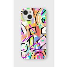 Karsu Design iPhone 15 Uyumlu Baskılı Şeffaf Telefon Kılıfı | Koleksiyon: Psychedelic Art