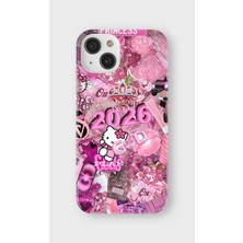 Karsu Design iPhone 14 Uyumlu Baskılı Şeffaf Telefon Kılıfı | Koleksiyon: Y2K Girl Aesthetic