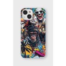 Karsu Design iPhone 15 Uyumlu Baskılı Şeffaf Telefon Kılıfı | Koleksiyon: Drip Art