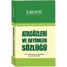 Karatay Yayınları Karatay Atasözleri Ve Deyimler Sözlüğü 1.Hamur Karton Kapak
