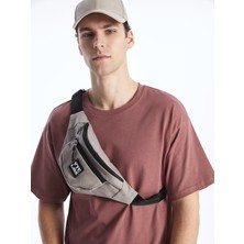 LC Waikiki Lcw Accessorıes Gri Baskılı Erkek Göğüs Çantası