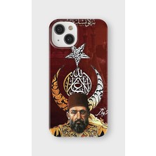 Karsu Design iPhone 13 Uyumlu Baskılı Şeffaf Telefon Kılıfı | Koleksiyon: Ottoman Tughra