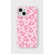 Karsu Design iPhone 15 Plus Uyumlu Baskılı Şeffaf Telefon Kılıfı | Koleksiyon: Pink Aesthetic