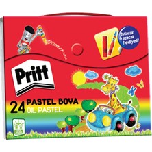 Pritt 24 Renk Çantalı Pastel Boya 1048064
