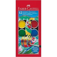  faber-castell sulu boya red line büyük boy 12 renk 5292 125012