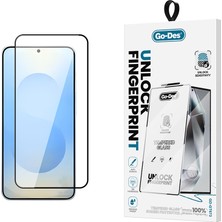 Go-Des Galaxy S26 Plus Go Des GD-001 Parmak Izi Bırakmayan 9h Temperli Hd Cam Ekran Koruyucu Şeffaf
