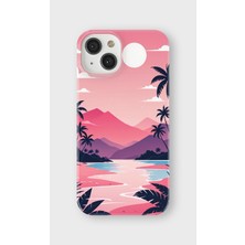 Karsu Design iPhone 13 Mini Uyumlu Baskılı Şeffaf Telefon Kılıfı | Koleksiyon: Minimalist Style 1