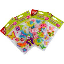  bu-bu stickers 3d keçe küçük karışık bubu-sts009