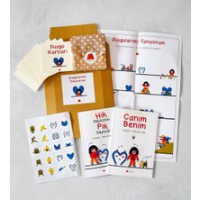 Kumdan Kale Yayınları Duygularımı Tanıyorum 2 Kitaplık Set  Duygu Kartları, Duygu Oyunu, Sticker Hediyeli. 3-6 Yaş