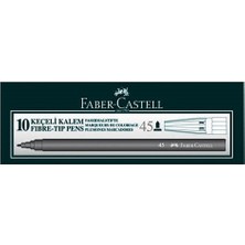 Faber-Castell Keçeli Kalem Siyah 5061 155002 (10 Lu Paket)