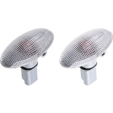 Citroen Berlingo, C-Elysse, Peugeot 206 Için Çamurluk Sinyali - Şeffaf - 2 Adet