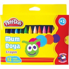 Belirtilmemiş Play-Doh Crayon Mum Boya 12 Renk Karton Kutu 11 Mm Play-Cr005