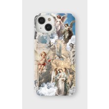 Karsu Design iPhone 15 Uyumlu Baskılı Şeffaf Telefon Kılıfı | Koleksiyon: Angel And Spiritual