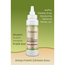Pollyanna Antep Fıstıklı Çikolata Sos 320 gr - Waffle & Pankek & Krep & Tatlı Sosu