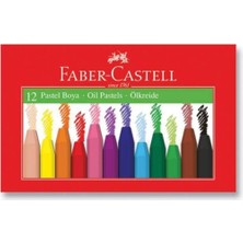 Faber-Castell Pastel Boya Red Line Karton Kutu Köşeli 12 Renk 5282 125312