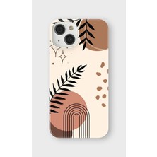 Karsu Design iPhone 14 Uyumlu Baskılı Şeffaf Telefon Kılıfı | Koleksiyon: Minimal Floral Line Art