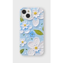 Karsu Design iPhone 13 Mini Uyumlu Baskılı Şeffaf Telefon Kılıfı | Koleksiyon: Pastel Flower Patterns