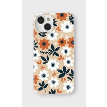 Karsu Design iPhone 13 Uyumlu Baskılı Şeffaf Telefon Kılıfı | Koleksiyon: Vintage Floral