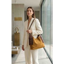 Zeda By Es SÜET DERİ OMUZ ÇANTASI,GÜNLÜK ŞIK KULLANIM,ZAMANSIZ TASARIM