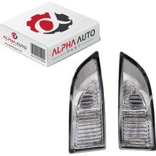 Megane 3, Fluence Için Ayna Sinyali Beyaz Sağ- Sol Set