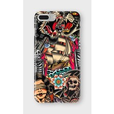 Karsu Design iPhone 6/6s Plus Uyumlu Baskılı Şeffaf Telefon Kılıfı | Koleksiyon: Drip Art