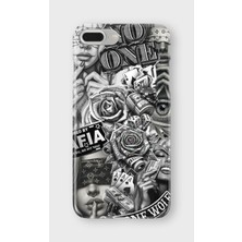 Karsu Design iPhone 6/6s Plus Uyumlu Baskılı Şeffaf Telefon Kılıfı | Koleksiyon: Drip Art