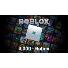 Roblox Robux 3000 Gift Card (Eksik Yüklemede I A D E G A R A N T I L I)