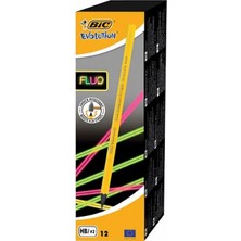 Bic Kurşun Kalem Evo Fluo 940757 (12 Li Kutu)