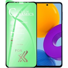 ProPice Prop Samsung Uyumlu M52 Ekran Koruyucu 9d Seramik Nano Tam Kaplayan Kavisli