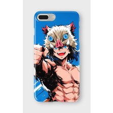 Karsu Design iPhone 8 Plus Uyumlu Baskılı Şeffaf Telefon Kılıfı | Koleksiyon: Anime Style 2