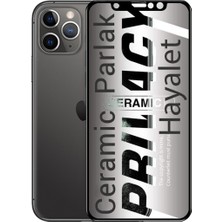 ProPice Prop Apple Uyumlu   iPhone 11 Pro Max Hayalet Ekran Koruyucu Parlak Seramik